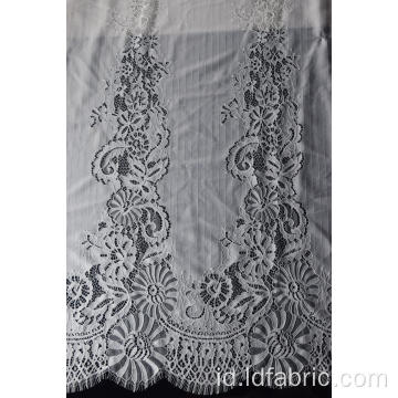 100% Nylon Panel Lace Desain Kain-D